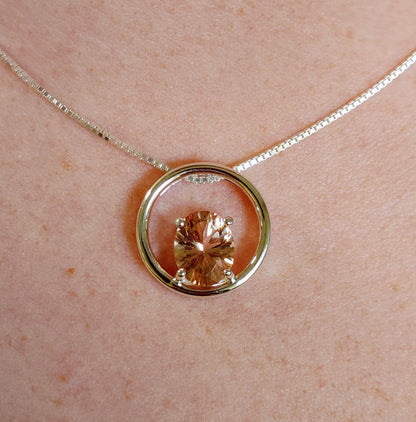 Oregon Sunstone Eclipse Necklace