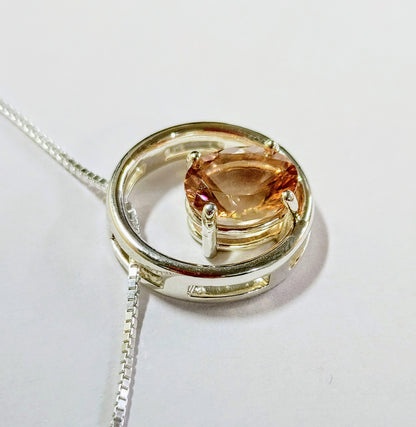 Sunstone Eclipse Necklace