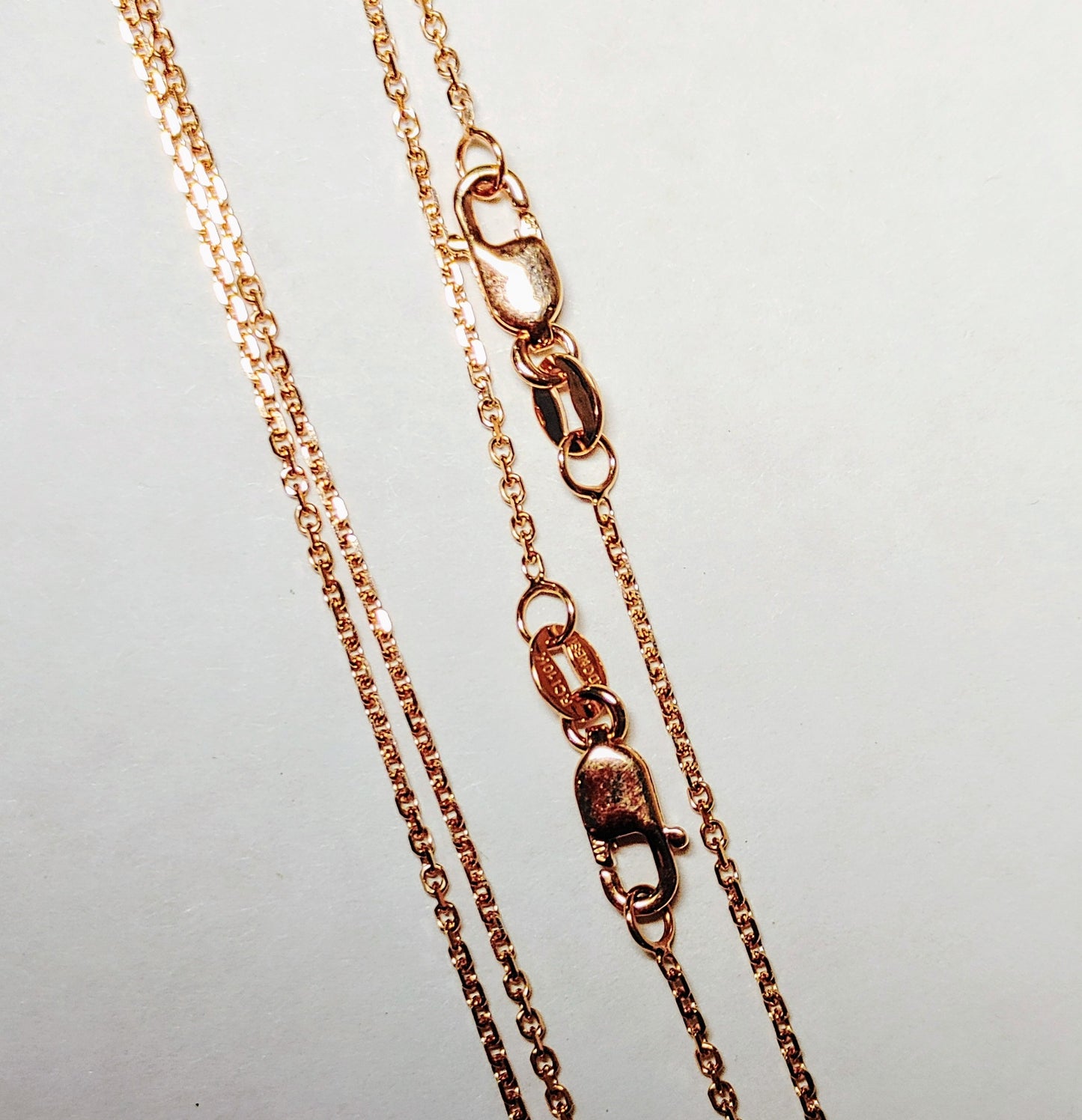 Limited Edition Necklace! Rare Green Oregon Sunstone set in Rose Gold with diamond.