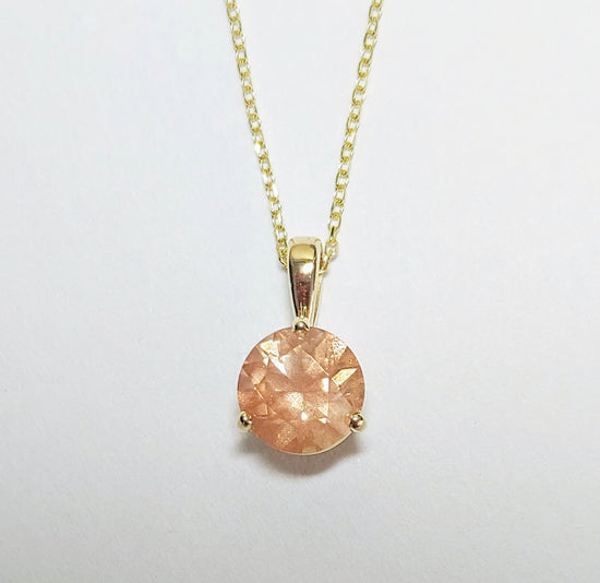 Trinity_peach_yellow_gold_necklace_pendant