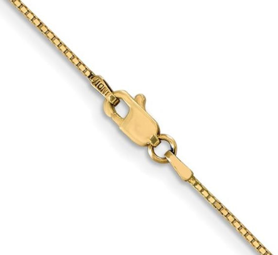 10K yellow gold box chain