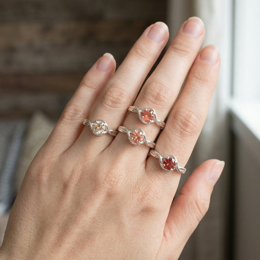 Radiant Oregon Sunstone gemstone with fiery hues, presented on a dark textured background emphasizing its shimmer and internal fire.