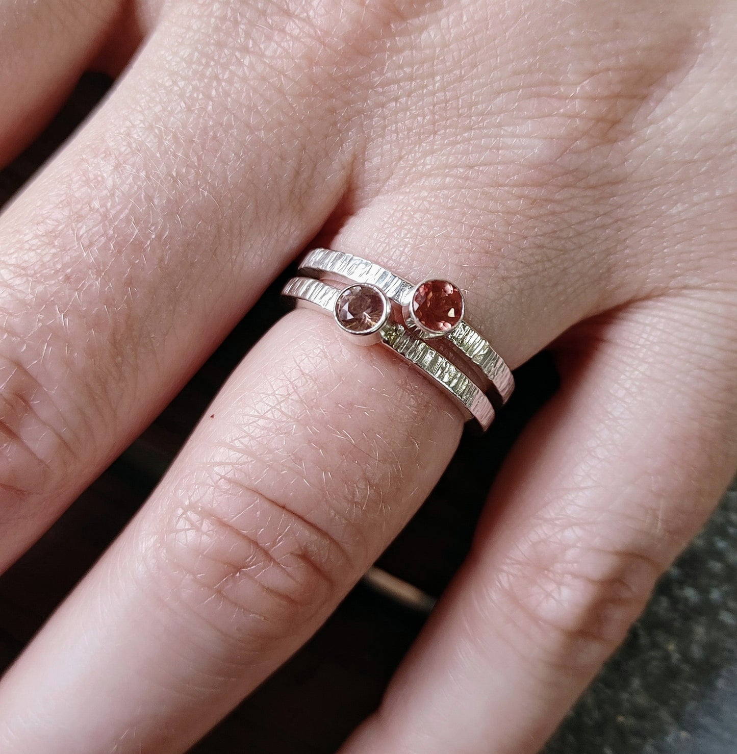 Sunstone Stacking Rings-All New Look!