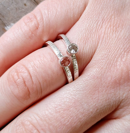 Sunstone Stacking Rings-All New Look!