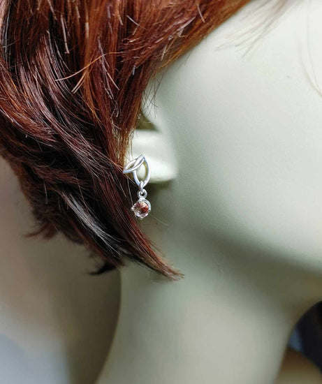 Sterling Silver "Twinleaf" Earring 