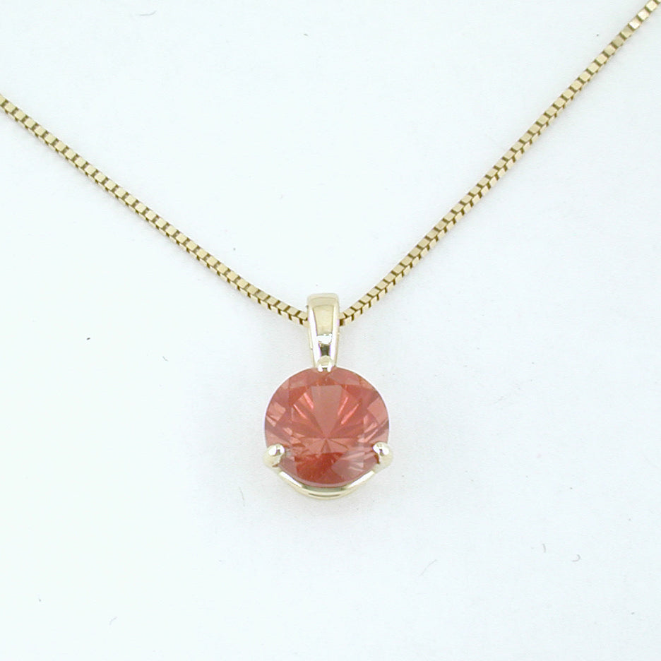 Gold Trinity Solitaire Pendant