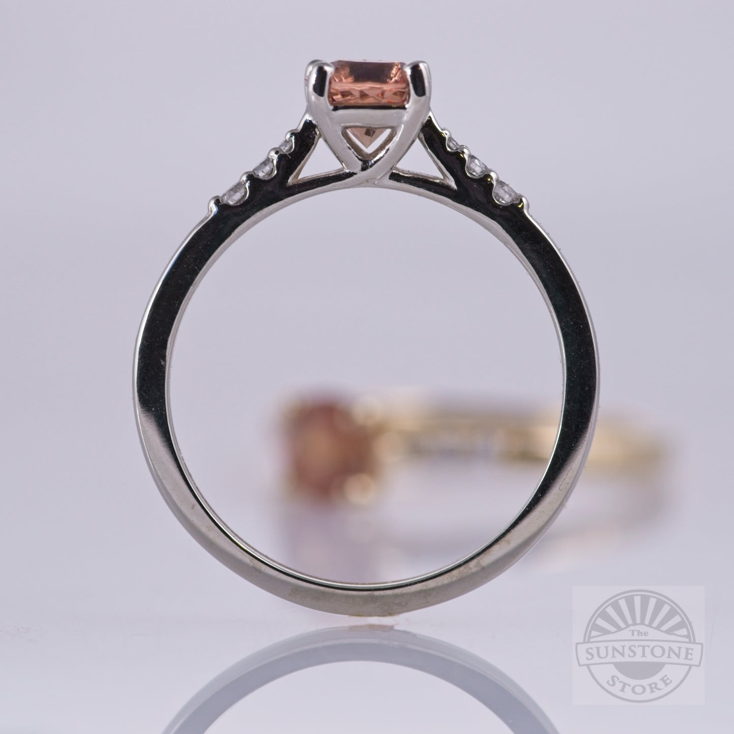 Hearts Afire Engagement Ring- Set your lover's heart afire