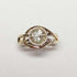 Two tone champagne ring