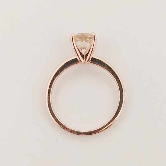 Classic Sunstone Engagement Ring