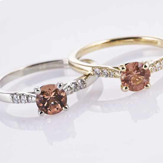 Hearts Afire Engagement Ring- Set your lover's heart afire