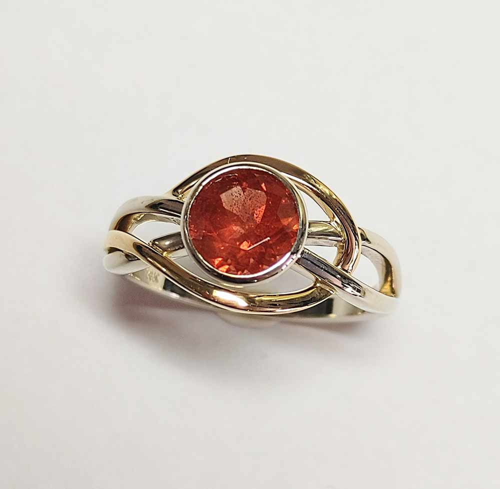 Ethereal Ring-14K Gold Sunstone Ring