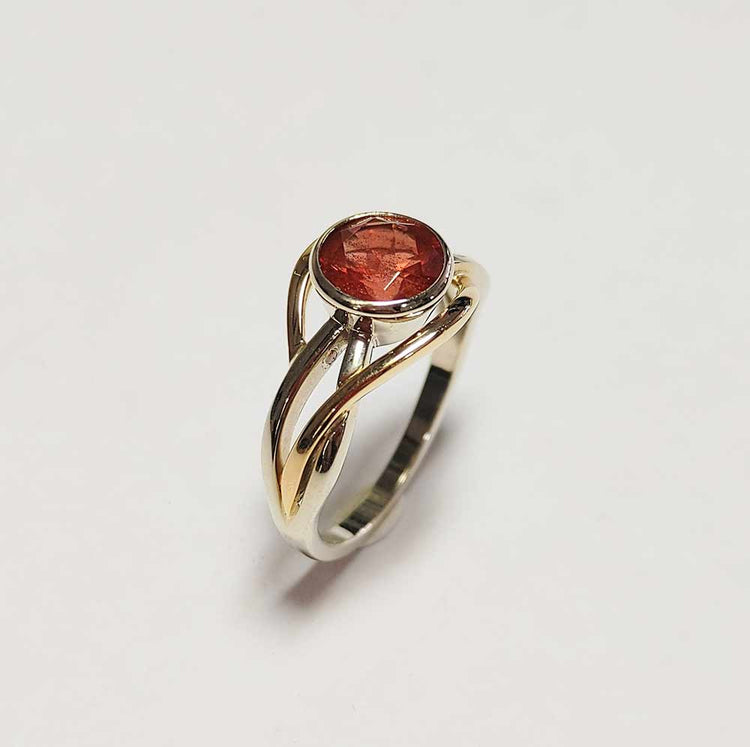 Ethereal Ring-14K Gold Custom Made Oregon Sunstone Ring