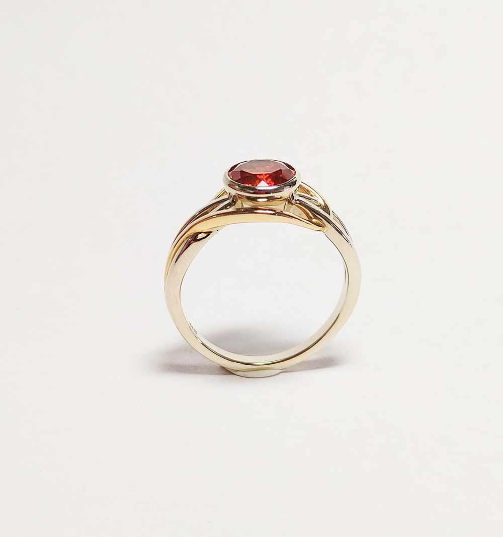 Ethereal Ring-14K Gold Sunstone Ring