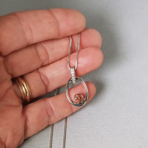 Wedding rings 2025 made into necklace