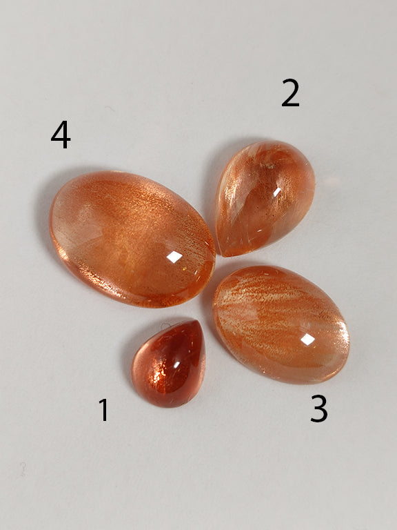 Rare Schiller Oregon Sunstone Cabochons