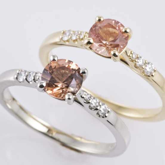 Hearts Afire Engagement Ring- Set your lover's heart afire