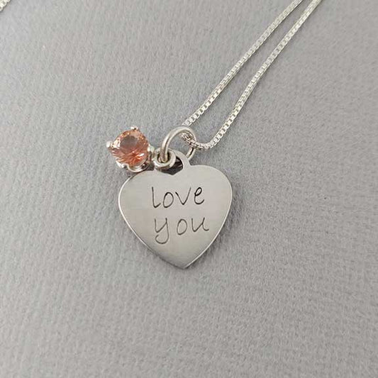 Love You Always Heart Necklace