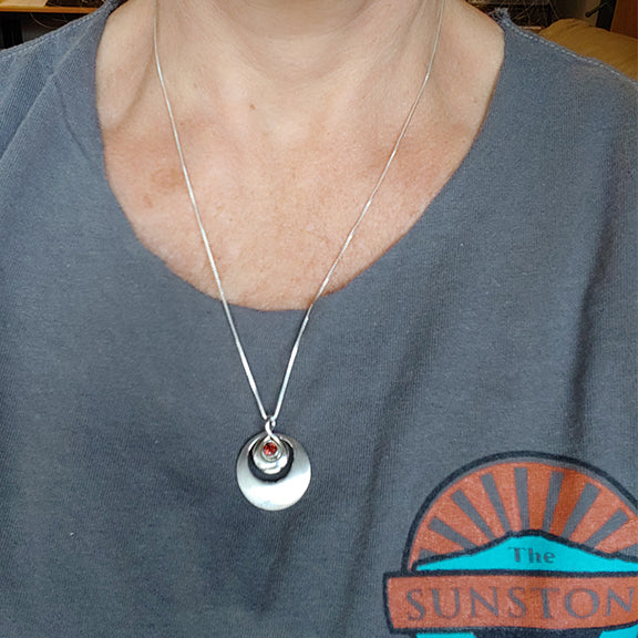 Nested Circle Medallion for daily wear.