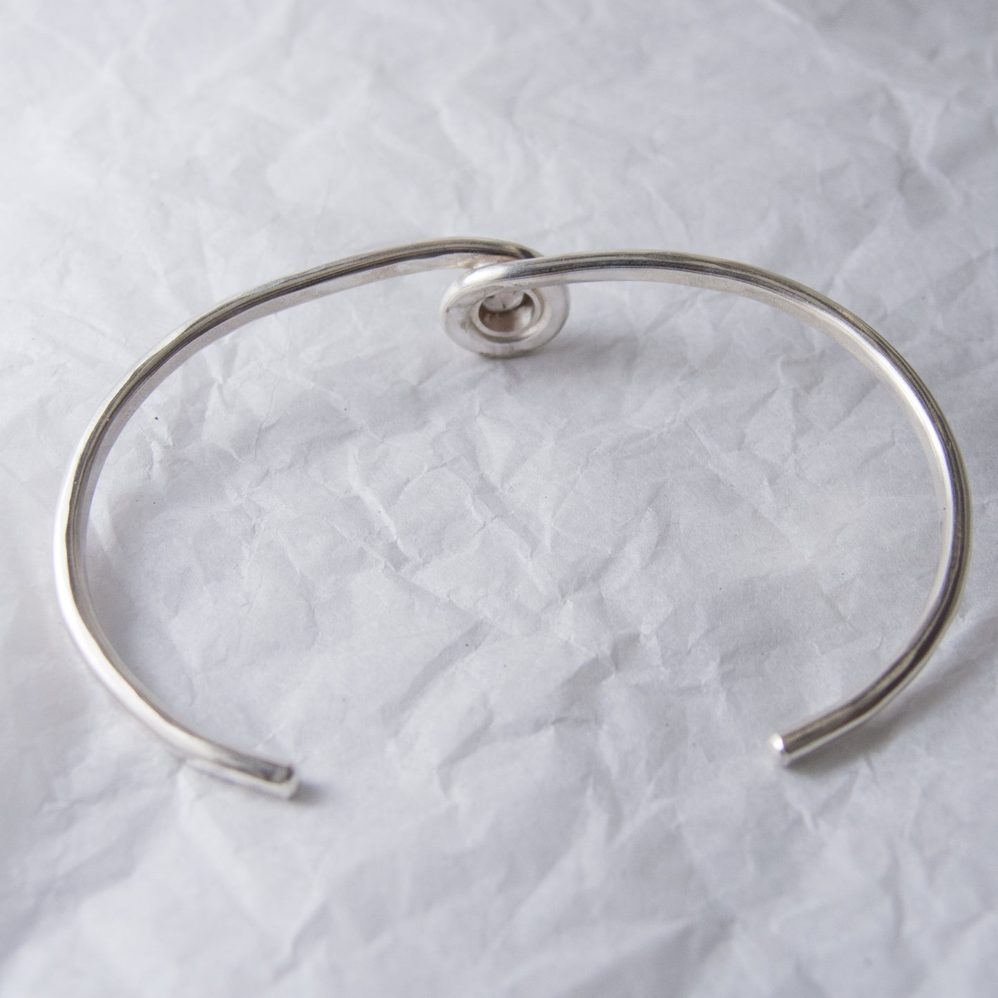 Infinity Cuff Bracelet-Oregon Sunstone