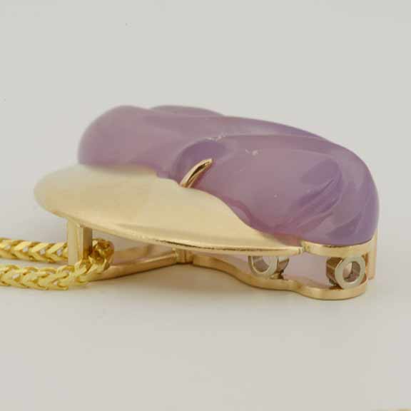 "Purple Haze" Oregon Chalcedony & Sunstone Pendant