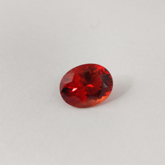 Oregon Sunstone Gem-Oval Red-Oval 2.20 cts.-10 x 8mm