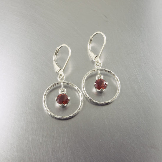 Silver Saturn dangles