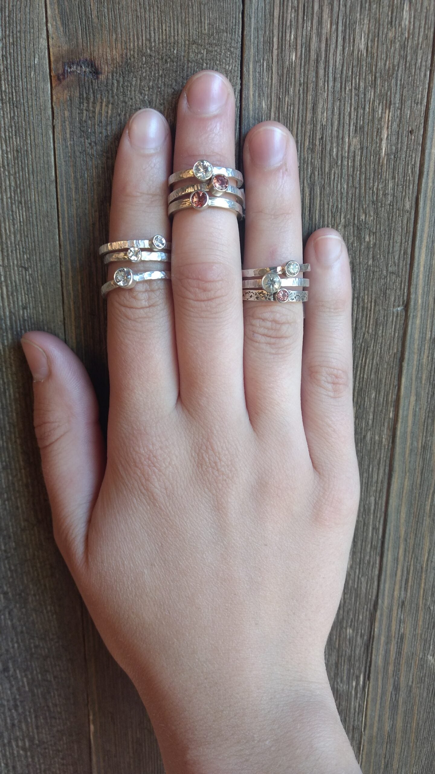 Sunstone Stacking Ring-Stack on the Sunstone!