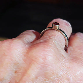 Sunstone Stacking Ring-Stack on the Sunstone!