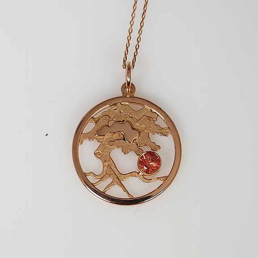 Solid Gold TREE OF LIFE-Necklace 