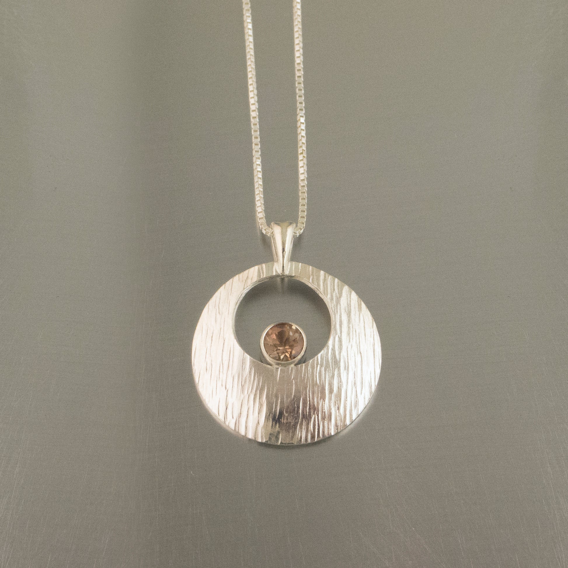 bark Galilean moon-sunstone necklace pendant 